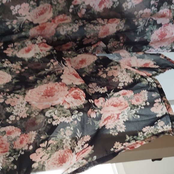 Wallflower kimono bathing suit cover up size large - Picture 2 of 4